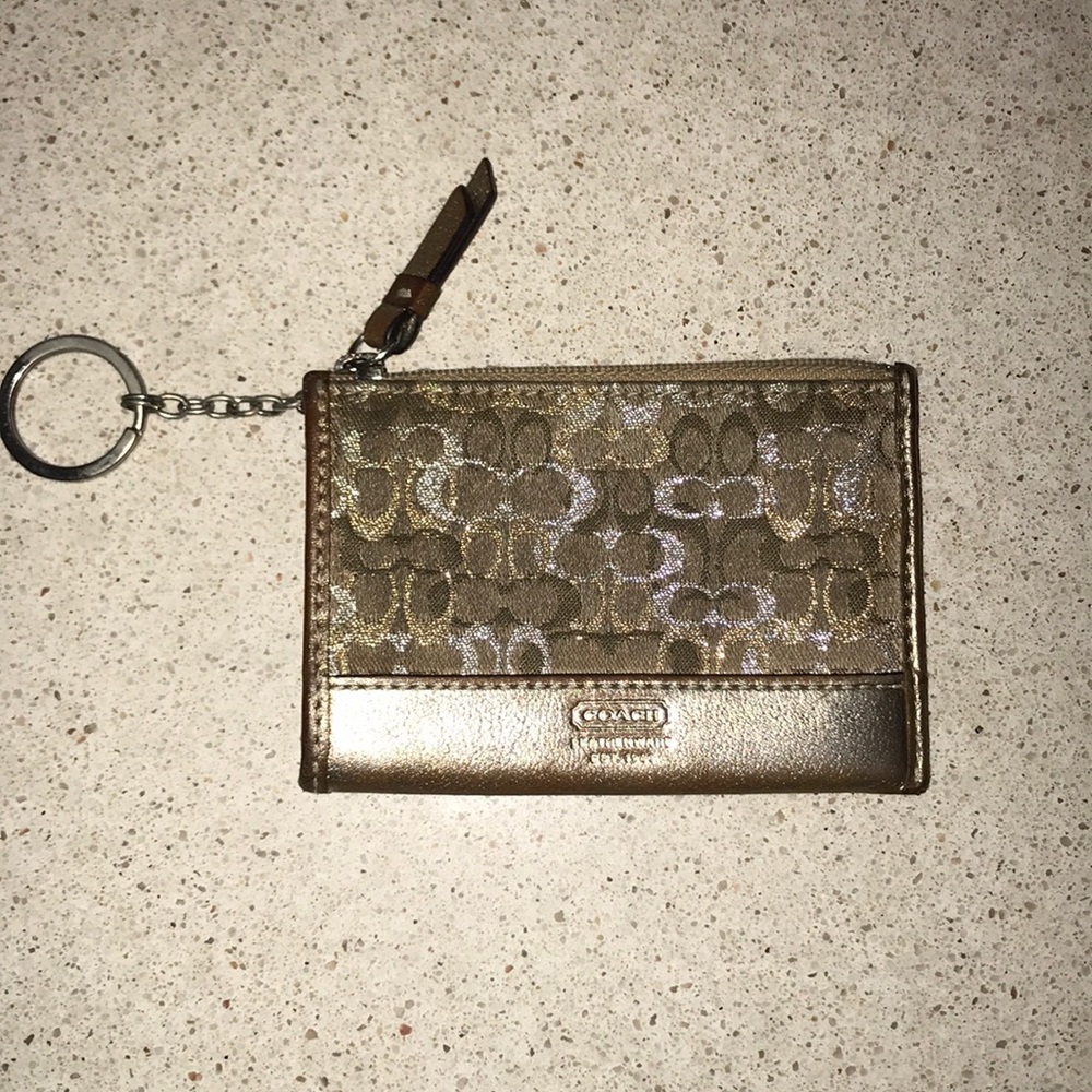 Coach keychain cardholder